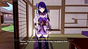 3D animated Genshin Impact scenes
