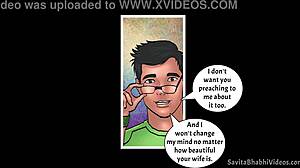 Savita bhabhi in hot comic book style porn videos