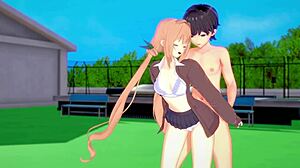 18-year-old babes have their first outdoor sex on the rooftop