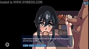 Cartoon porn with spanking and blowjob