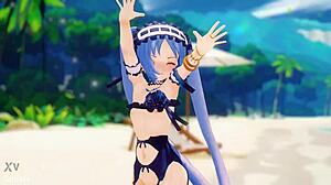 Stheno undresses and dances in Fate Grand Order