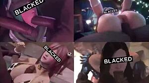 Special sex scenes with big black cocks in anime and manga hentai