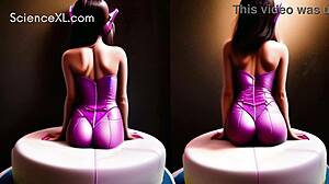 Young gamer gets spanked with cake
