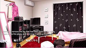 Yuu de Ijira Rental fazendo amor na cama da irmã