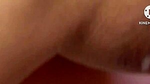 Shaved Asian girl gets creampied in missionary position
