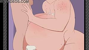 Cartoon porn with deepthroat blowjobs and big cocks