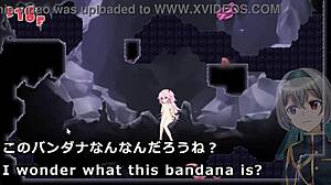 Small-titted crossdresser Silent V Ghost in Ero Trap Abyss