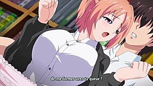 Japanese-style cartoon porn with big-boobed women