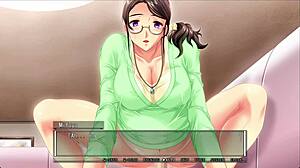 Nagy cicis család hipnózis: Mifuyu útvonal 11 vége, spriccelés