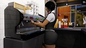 Why does Anna's bathroom handjob in panties feel so naughty?