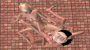 i can’t stop watching these 3d blonde lesbian girls get wild