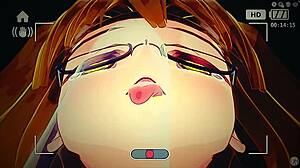 Wow, Busty Blonde Sucks a Huge Cock in Wild Hentai Scene!