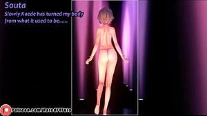 Эй, хочешь посмотреть, как этот фембой принимает монстр-член в дикой анальной ебле?