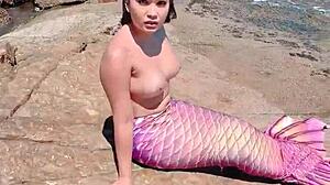 Asian Sereia Takes Big Cock Anal in Public