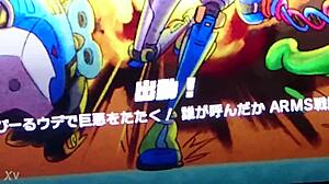 a ms hentai robot solo in wild game action