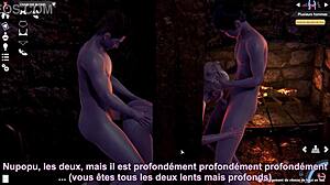 i love the blond with big tits in this 3d game