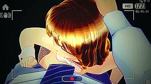 Wow, Busty Blonde Sucks a Huge Cock in Wild Hentai Scene!