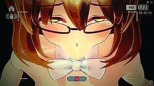 Wow, Busty Blonde Sucks a Huge Cock in Wild Hentai Scene!