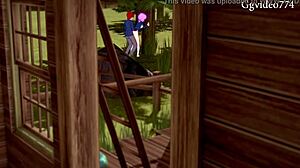 Hentai uniform girl parties in 3D