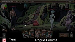 Rogue femme in x men anime game