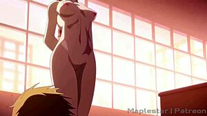 Hentai with chainsaw and spanking