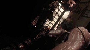 Kvinne knullet mens hun venter på mat!