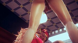 3D Genshin Impact hentai with hardcore Asian action
