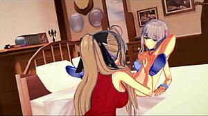 Isuzu Sento and Muse Explore Lesbian Strapon Play