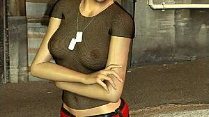 Cross-dressing beauty ready to party