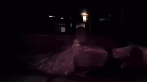 Mixed bathing turns steamy at an outdoor hot spring. Skinny Asian teens soak in sensual Japanese vibes.