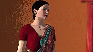 Double penetration for Indian widow