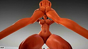 Busty babes lick each other in 3d wild life porn