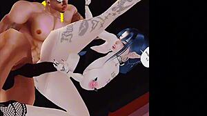 Beautiful anime porn with an anime white girl getting fucked