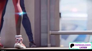 Kiriko's hot scene in Overwatch