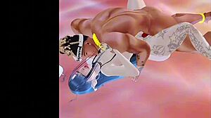 Beautiful anime porn with an anime white girl getting fucked