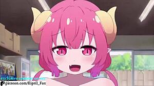 Maid dragon rides cock uncensored