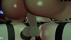 I like the way she rides in this porn video