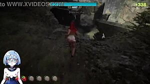 Exclamatory-Provocative Horny blonde banged by fat old man in game!