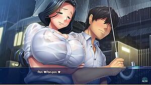 正义变身女英雄英字幕第2部分：亚洲Hentai游戏中熟女口交与史诗动作