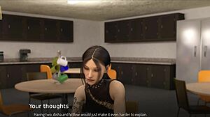Animated porn with a walkthrough of the game Bound 20