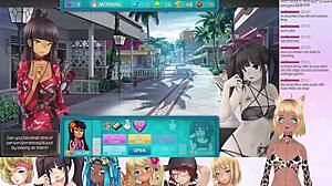 Vtuber LewdNeko plays HuniePop 2 for double date fun