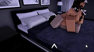 Black beauty gets hard cock