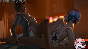 Yuri and dickgirl hentai with best friends