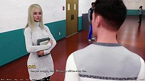 Curvy redhead girlfriend squirts on big cock in mature anime