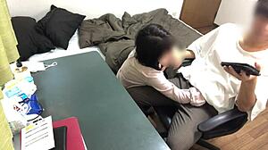 My guest came in and played with me while I was doing my homework