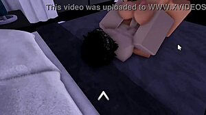 Black beauty gets hard cock