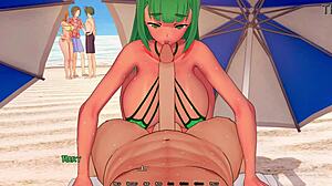 Steamy beach scenes and hidden ntr in summer hentai