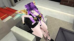 ImVU porn star goes all out in this Hentai