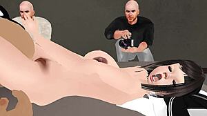 和教授做爱换成绩，在狂野IMVU动作中