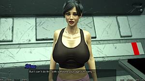 Im Weltraum gestrandet 93 - heiße Knutsch-Session mit riesigen Titten brünetter MILF